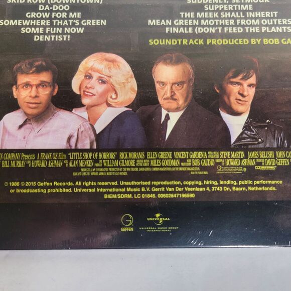 Little Shop of Horrors - Soundtrack 2015 Reissue Vinyl LP - NEW SEALED - Picture 4 of 4